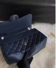 Сумка Large Classic Grained Calfskin Bag Blue